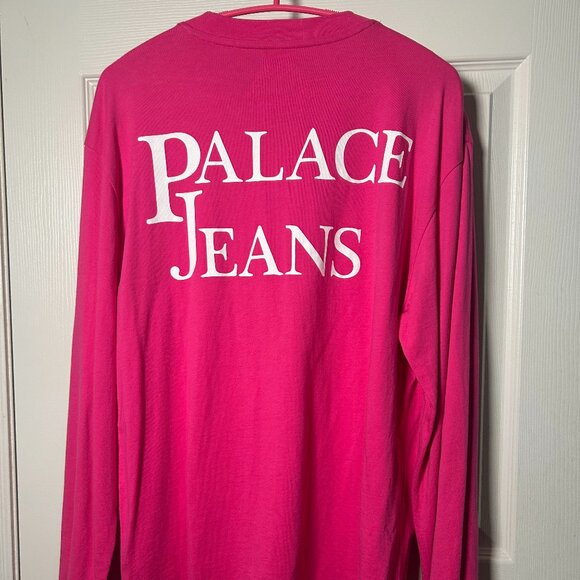 Palace Jeans Pink Longsleeve T-shirt - Picture 1 of 6